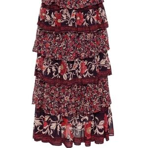 FARM Rio
Chelsea garden ruffle maxi skirt